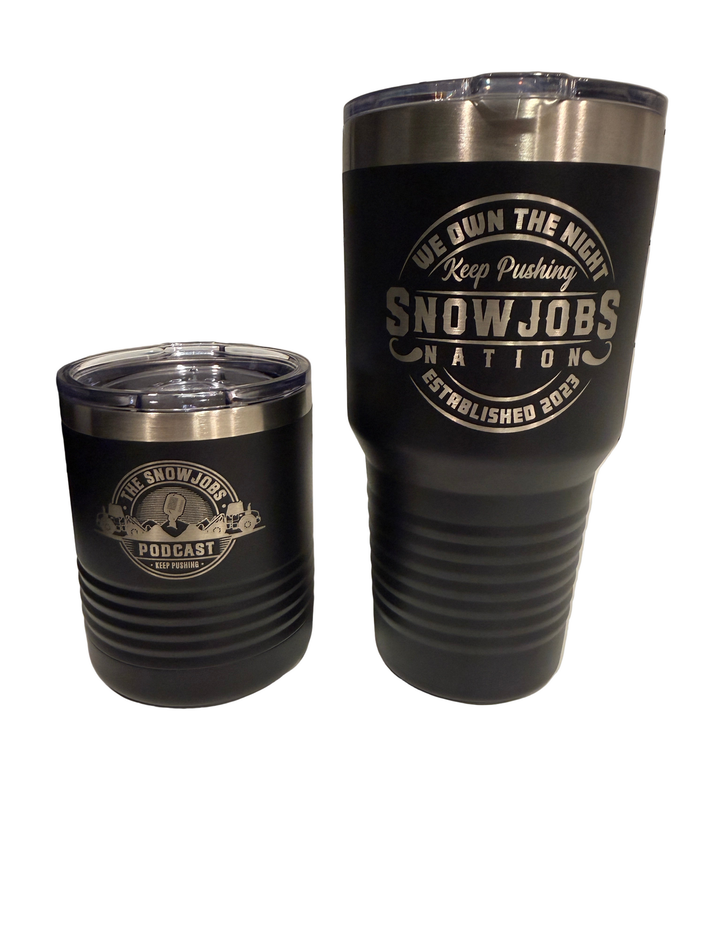 30 oz. & 10oz. Combo Tumbler set with Clear Lid